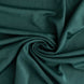 Hunter Emerald Green Round Heavy Duty Spandex Cocktail Table Cover With Natural Wavy Drapes#whtbkgd