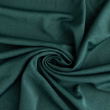 Hunter Emerald Green Round Heavy Duty Spandex Cocktail Table Cover With Natural Wavy Drapes#whtbkgd