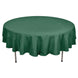 90Inch Hunter Emerald Green Polyester Round Tablecloth