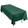 60x102inch Hunter Emerald Green 200 GSM Seamless Premium Polyester Rectangular Tablecloth