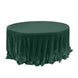 20inch Hunter Emerald Green Premium Sequin Round Tablecloth
