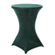 Hunter Emerald Green Spandex Stretch Fitted Cocktail Table Cover