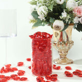 250 Pcs Red Acrylic Heart Diamond Gems Table Scatters, Translucent Valentine's Day Ornaments Vase