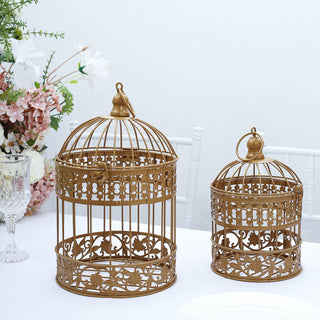 Elegant Gold Bird Cage Decor for Any Occasion