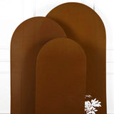 5ft Cinnamon Brown Spandex Fitted Wedding Arch Cover