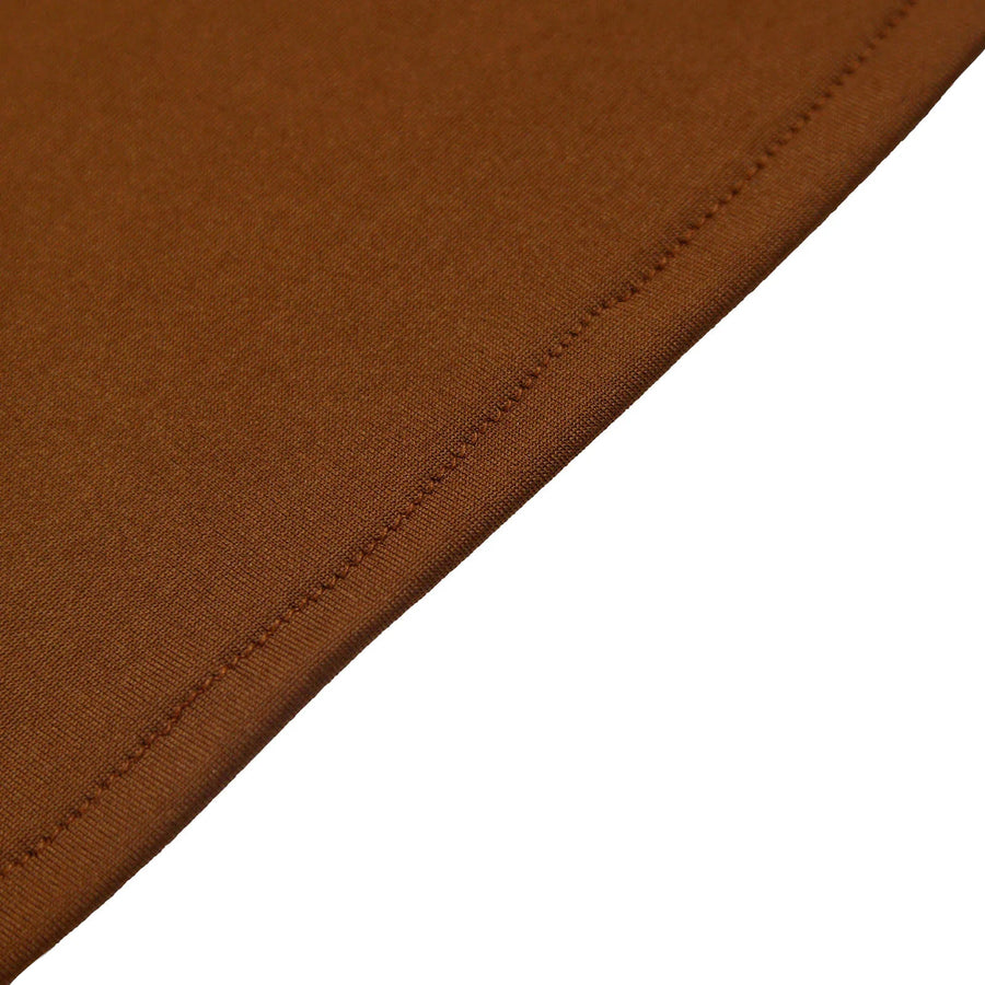 5ft Cinnamon Brown Spandex Fitted Wedding Arch Cover