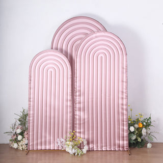 Enhance Your Wedding Decor with Dusty Rose Wedding Arch Covers