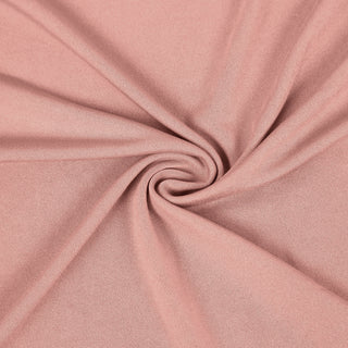 Unleash Your Creativity with the 6ft Matte Dusty Rose Spandex Half Moon Chiara Backdrop Stand Cover