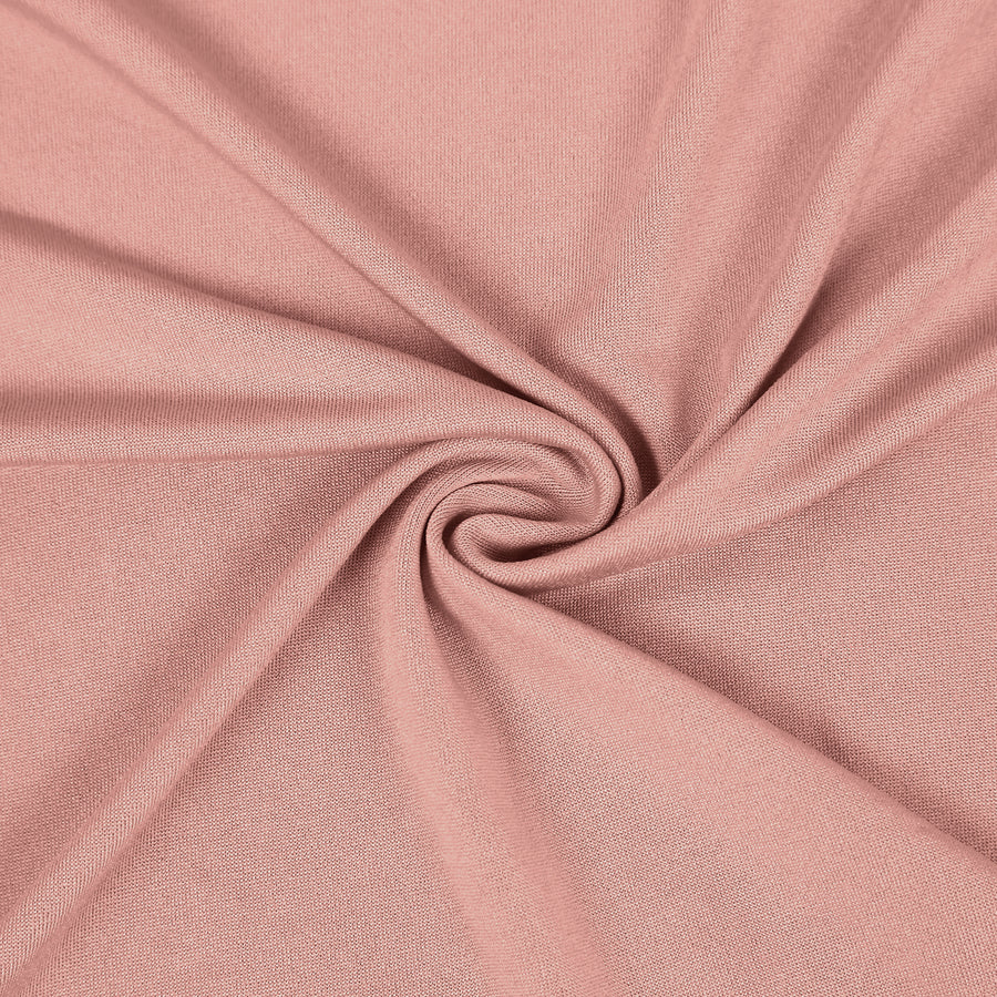 6ft Matte Dusty Rose Spandex Half Moon Chiara Backdrop Stand Cover, Wedding Arch Cover#whtbkgd