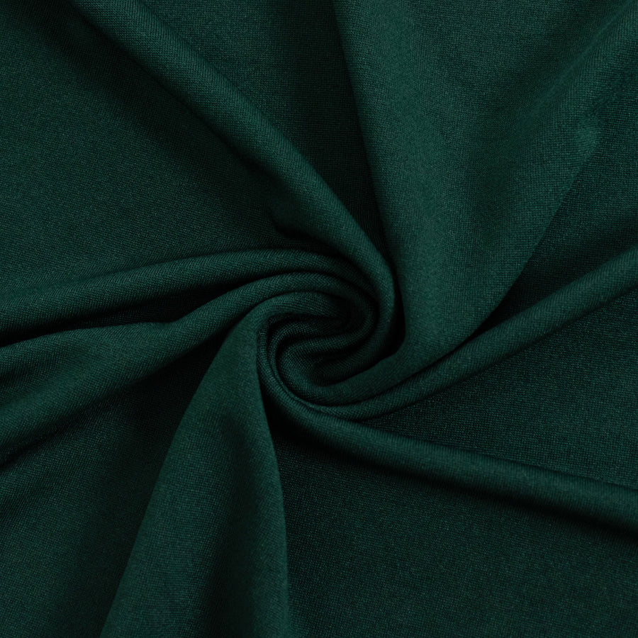 Set of 4 | Matte Hunter Emerald Green Spandex Half Moon Chiara Backdrop Stand Covers#whtbkgd