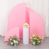 Create Lasting Memories with Matte Pink Spandex Backdrop Stand Covers