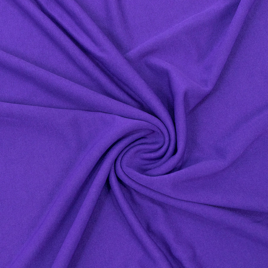 Set of 4 | Matte Purple Spandex Half Moon Chiara Backdrop Stand Covers#whtbkgd