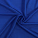 Set of 4 | Matte Royal Blue Spandex Half Moon Chiara Backdrop Stand Covers#whtbkgd