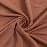 Set of 4 Matte Terracotta (Rust) Spandex Half Moon Chiara Backdrop Stand Covers#whtbkgd