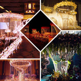 Gold Floor Standing Blossom Metal Tree Flower Frame, Wedding Floral Display Stand - 6.5ft