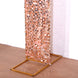 8ft Rose Gold Double Sided Big Payette Sequin Open Arch Wedding Arch Cover