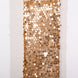 8ft Gold Double Sided Big Payette Sequin Open Arch Wedding Arch Cover, U-Shaped Wedding Slipcover