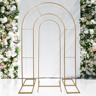 <span style="background-color:transparent;color:#000000;">Stunning Double Arch Design for Show-Stopping Backdrops</span>