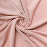 8ft Dusty Rose Spandex Fitted Open Arch Wedding Arch Cover, Double-Sided U-Shaped Backdrop#whtbkgd