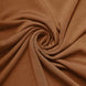 8ft Brown Spandex Fitted Open Arch Wedding Arch Cover, Double-Sided U-Shaped Backdrop#whtbkgd