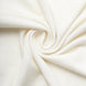 7ft Ivory Spandex Fitted Open Arch Wedding Arch Cover, Double-Sided U-Shaped Backdrop Slipcover#whtbkgd