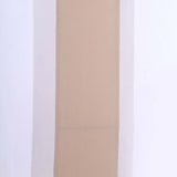 7ft Nude Spandex Fitted Open Arch Wedding Arch Cover, Double-Sided U-Shaped Backdrop Slipcover