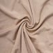 7ft Nude Spandex Fitted Open Arch Wedding Arch Cover, Double-Sided U-Shaped Backdrop Slipcover#whtbkgd