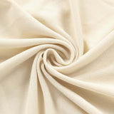 Set of 2 Beige Spandex Fitted Wedding Arch Covers for Round Top and Double Arch#whtbkgd