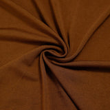 Set of 2 Brown Spandex Fitted Wedding Arch Covers for Round Top and Double Arch#whtbkgd