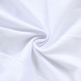 Set of 2 White Spandex Fitted Wedding Arch Covers for Round Top and Double Arch#whtbkgd