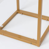 5ft Over the Table Stand in Gold, Freestanding Rectangular Double Frame Over the Table Rod