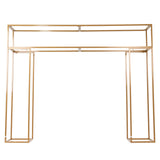 5ft Over the Table Stand in Gold, Freestanding Rectangular Double Frame Over the Table Rod