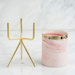 Versatile and Stylish Gold Metal Stand