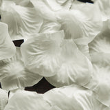500 Pack | Ivory Silk Rose Petals Table Confetti or Floor Scatters#whtbkgd