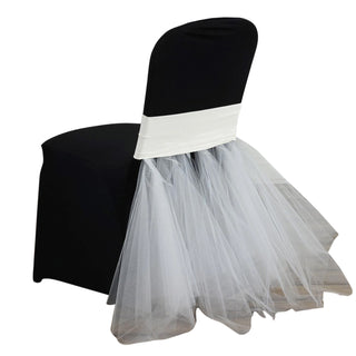 Complete Your Wedding Decor with Ivory Spandex Chair Covers