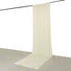 Ivory 4-Way Stretch Spandex Photography Backdrop Curtain with Rod Pockets, Drapery Panel