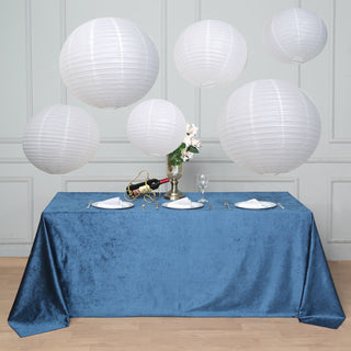 Add Elegance to Your Event with White Hanging Paper Lanterns
