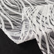 72x72inch White Black Wave Mesh Square Table Overlay With Embroidered Sequins