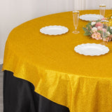 Create a Dazzling Tablescape with a Gold Shimmery Table Topper