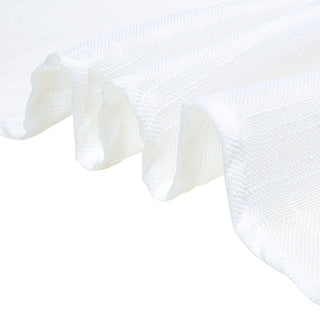 Wrinkle Resistant and Durable Polyester Tablecloth Topper