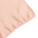 72x72inch Dusty Rose Lamour Satin Table Overlay, Square Tablecloth Topper