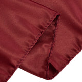 72"72inch Burgundy Lamour Satin Table Overlay, Square Tablecloth Topper