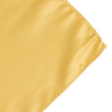 72x72inch Champagne Lamour Satin Table Overlay, Square Tablecloth Topper