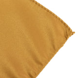 72x72inch Gold Lamour Satin Table Overlay, Square Tablecloth Topper