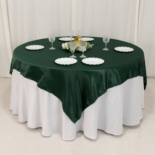 <h3 style="margin-left:0px;"><span style="background-color:transparent;color:#111111;">Timeless Elegance with the Hunter Emerald Green Lamour Satin Overlay</span>