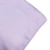 72x72inch Lavender Lilac Lamour Satin Table Overlay, Square Tablecloth Topper