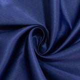 72x72inch Navy Blue Lamour Satin Table Overlay, Square Tablecloth Topper#whtbkgd