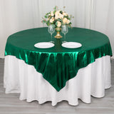 Elevate Your Event with the Emerald Green Sequin Table Overlay