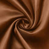 72x72inch Cinnamon Brown Satin Square Table Overlay, Elegant Table Topper