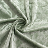 Sage Green Premium Crushed Velvet Table Overlay, Square Tablecloth Topper#whtbkgd